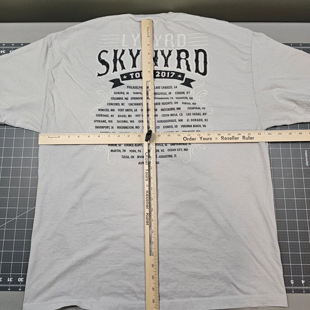 Lynyrd Skynyrd Tshirt XL Band Music Classic Rock Tour Concert 2017 Southern - Picture 6 of 9